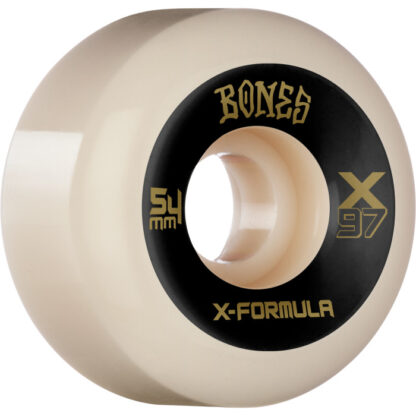 Bones Wheels X-Formula 97a V6 Sidecut Skateboard Wheels 54mm x 97a 4pk