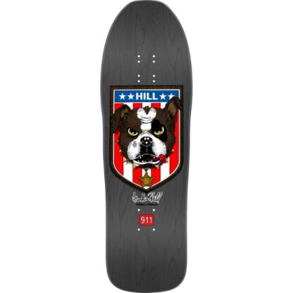 Powell Peralta Frankie Hill Bulldog Skateboard Deck Gray Stain - 10 x 31.75