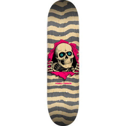 Powell Peralta Ripper Skateboard Deck Natural Gray - Shape 243 - 8.25 x 31.95