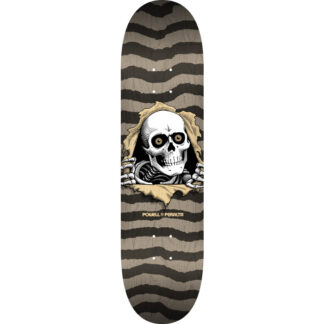 Powell Peralta Ripper Skateboard Deck Gray - Shape 249 - 8.5 x 32.08