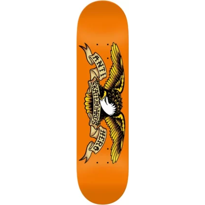 Anti Hero Classic Eagle 9.0 Orange Skateboard Deck