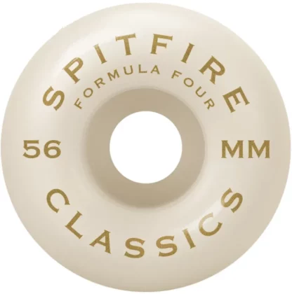 Spitfire Formula Four Classic Shape 101 Duro Wheel 56mm Blue (Set of 4)