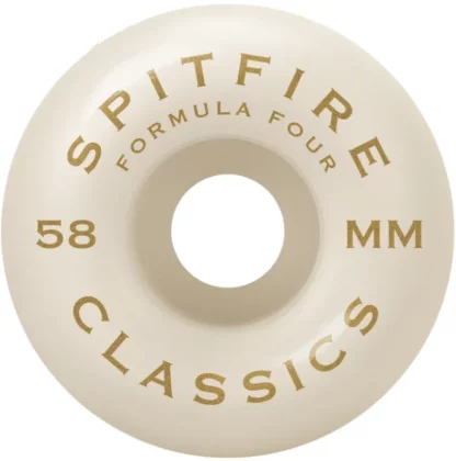 Spitfire Formula Four Classic Shape 101 Duro Wheel 58mm Purple(Set of 4)