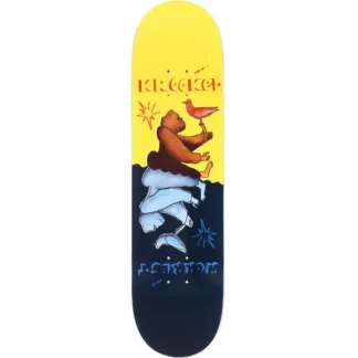 Krooked Worrest Gorilla 8.3 Slick Twin Tail Skateboard Deck